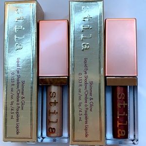 2x stila Shimmer & Glow Liquid Eye Shadow